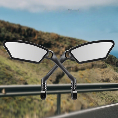 Retrovisor de Moto e Bicicleta Rotativo 360° — Proteção e Visibilidade Óptima