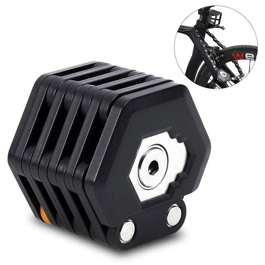 自転車用折りたたみロック — コンパクトで頑丈なセキュリティ