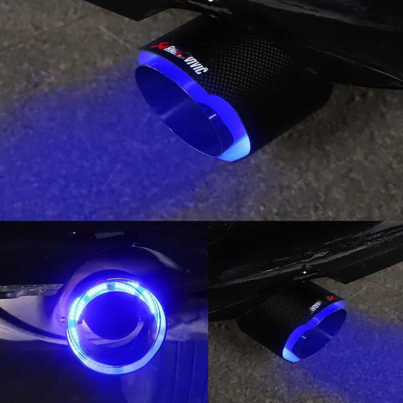Terminale di Scarico Luminoso — Installazione Facile e Veloce