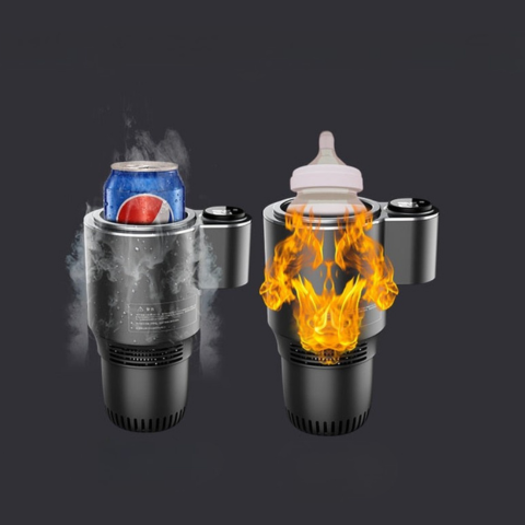 Suport pentru pahar inteligent 2 în 1 – Organizare și confort în mașină