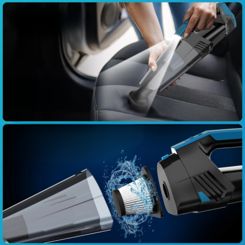 Aspiradora Potente – Limpieza Efectiva Incluso En La Sombra