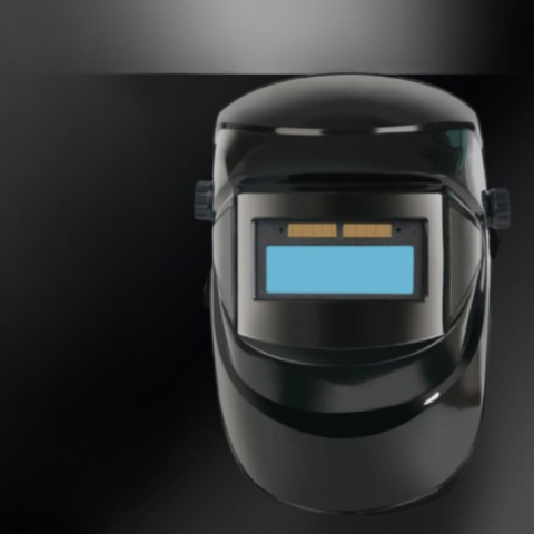 Masque De Soudage Auto-Obscurcissant Avec Lampe Frontale