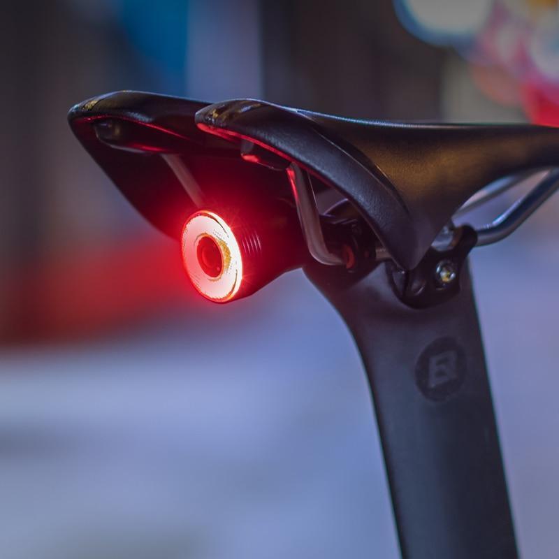 Rear LED Bike Light With Intelligent Brake Sensor — Ideal For Urban And Sports Rides