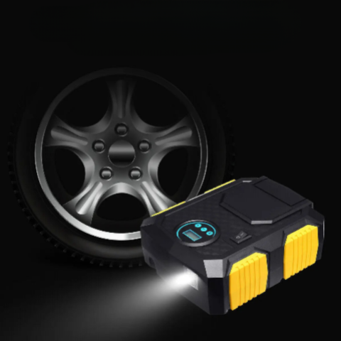 Compresor de Aire Portátil 12V – Inflado Rápido y Sin Esfuerzo