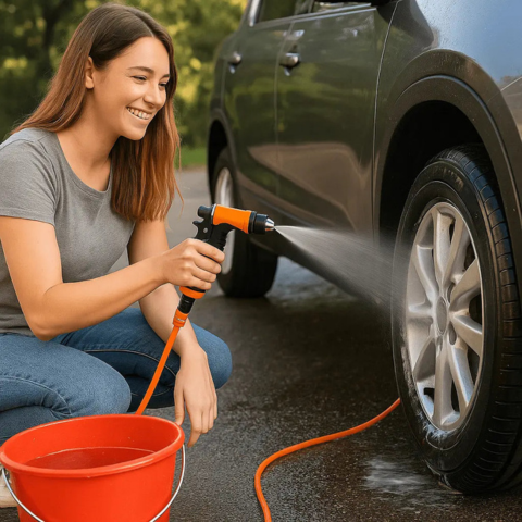 Hordozható Magasnyomású Tisztító — Könnyű Tisztítás Bárhol