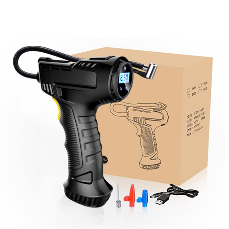 Compresseur D’Air Portable 120W — Gonflage Rapide Et Puissant