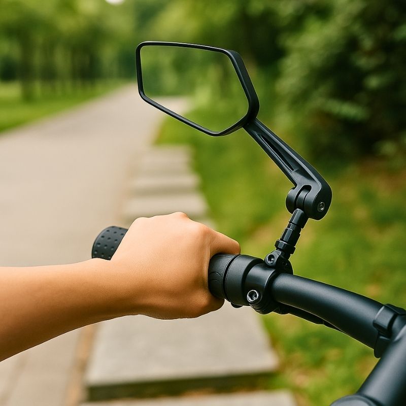 Zrkadlo na bicykel — Bezpečnosť a panoramatický výhľad