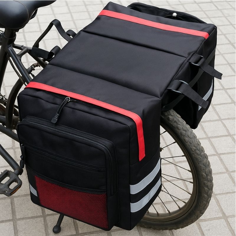 Zadné tašky na bicykel — Pohodlie na cestách a vysoká nosnosť