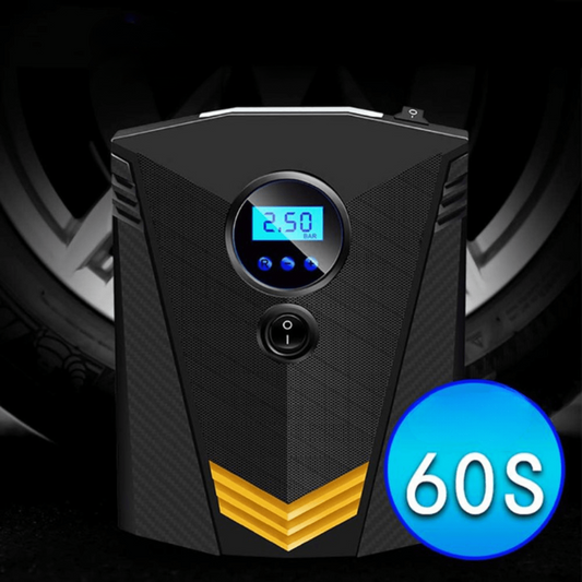 ضاغط هواء محمول للسيارة/الدراجة/الدراجة الهوائية – ولاعة سجائر 12 فولت + شاشة رقمية