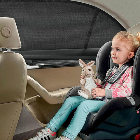 Set van 4 Auto Zonneschermen – Snelle Installatie en Zonnebescherming