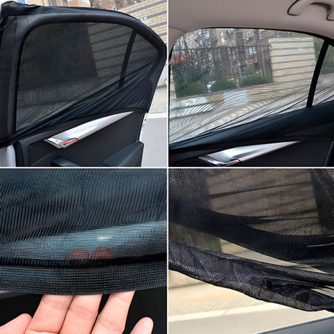 Set van 4 Auto Zonneschermen – Snelle Installatie en Zonnebescherming
