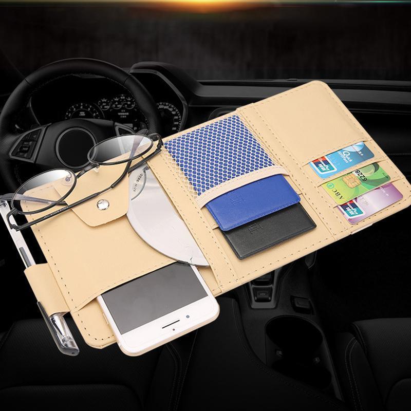 Organizzatore Auto Per Parasole — Tieni I Tuoi Accessori A Portata Di Mano