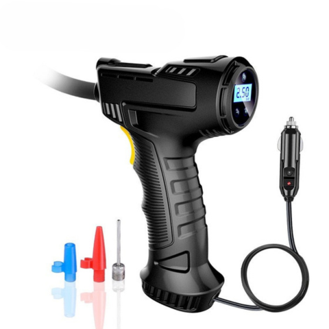 Prenosný kompresor vzduchu 120W — Rýchle a silné nafukovanie