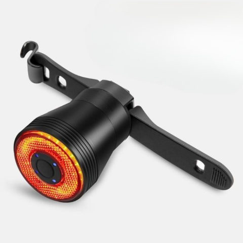 Rear LED Bike Light With Intelligent Brake Sensor — Ideal For Urban And Sports Rides