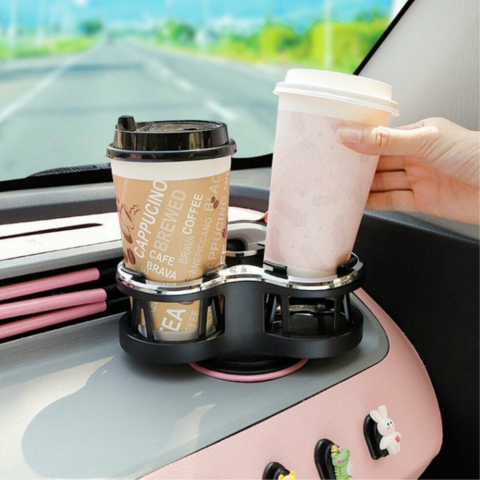 Suporte para Copo de Carro — Prático e Fácil de Aceder