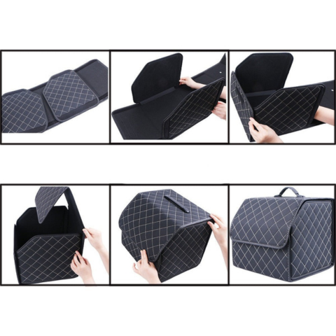 منظم لصندوق السيارة - سهل الطي والنقل