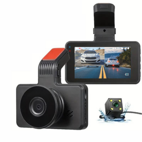 Cameră Dublă Auto – Securitate Totală Pe Drum