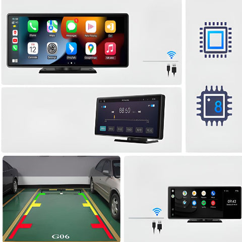 Inteligentny monitor samochodowy – połączony i funkcjonalny