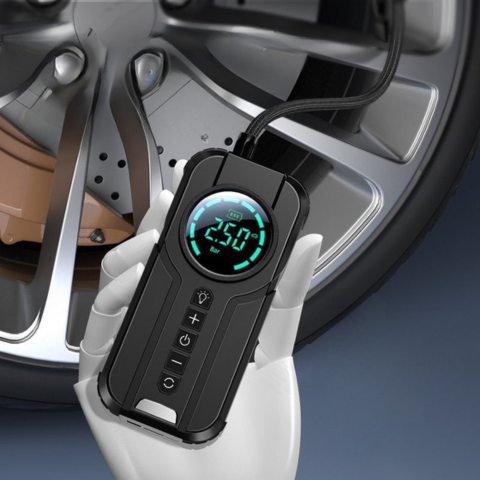 Compressores de Ar Portátil – Exibição LED de Alta Precisão