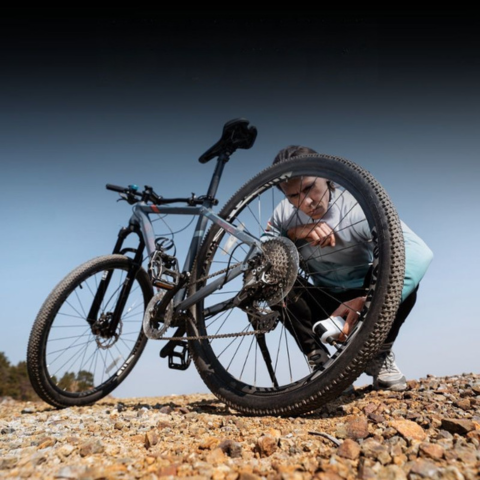 Bomba Elétrica Portátil para Bicicleta — Poderosa & Compacta