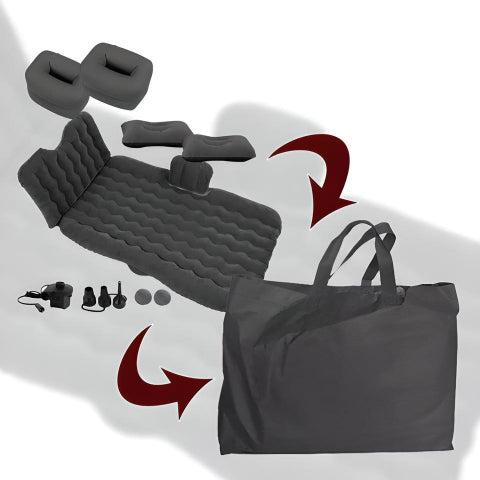 مرتبة هوائية لمقعد السيارة الخلفي - عملية وسهلة التركيب