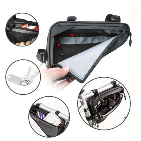 Fietsframe Tas Waterdicht — Lichtgewicht En Duurzaam