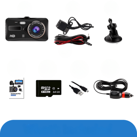 Dashcam Avant Et Arrière – Surveillance Continue De Votre Véhicule