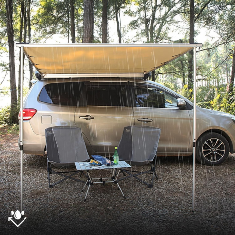 Carpa Lateral De Coche — Montaje Rápido Y Protección Total
