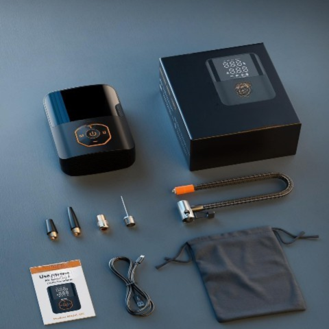 ضاغط هواء محمول — مضخة هواء سريعة وقوية بدون سلك