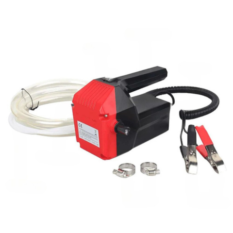 Elektrisk oljepump — Kompatibel med 12V/24V för enkel tömning