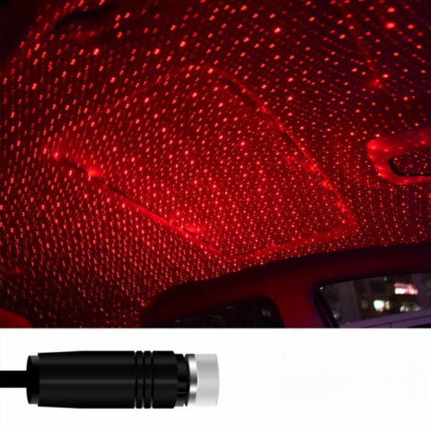 LED osvetlenie Hvězdné pre strechu auta — Magická nočná atmosféra