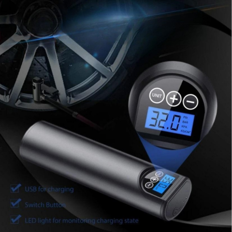 مضخة هواء محمولة - تضخيم سريع وعملي