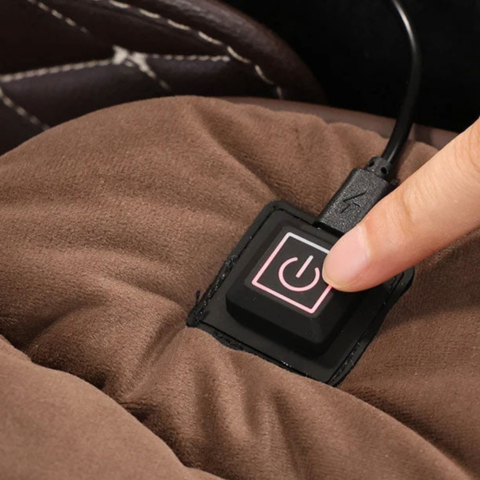 Cojín Calentador De Asiento De Coche USB — Confort y Calor Instantáneos