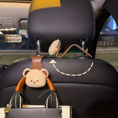 Teddy Bear Crochet for Car – Practical Storage