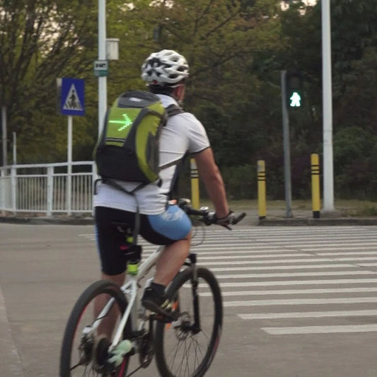 Mochila Sinalização LED com Controle Remoto