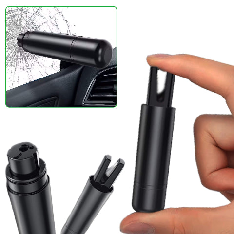 Notfallhammer für Auto – Glasbrecher & Gurtmesser