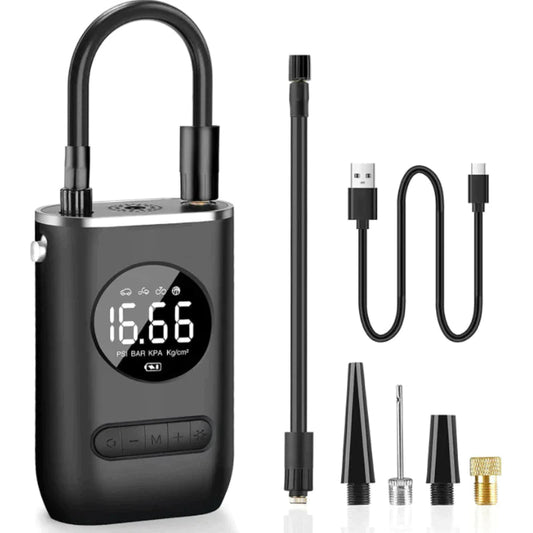 Draagbare Bandenpomp — Snelle en Gemakkelijke Inflatie Overal