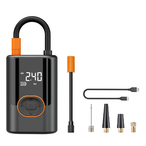 Portable Tire Inflator With Digital Pressure Gauge