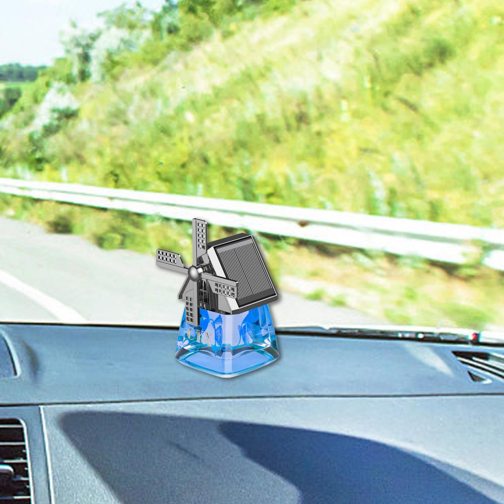 車用の太陽香水ディフューザー — バッテリーなしで持続的な新鮮さ 