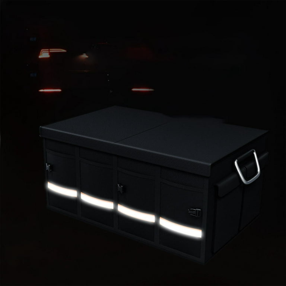 Organizator pentru portbagajul mașinii cu capacitate mare - compartimente multiple și stabilitate totală