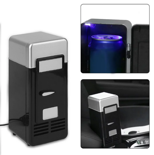 Mini Refrigerador USB 5V 10W — Ideal Para Escritório e Carro 