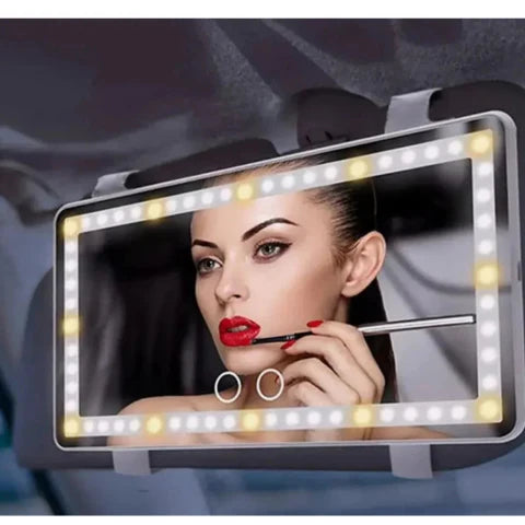 Miroir LED Pour Se Maquiller En Voiture – Éclairage Réglable