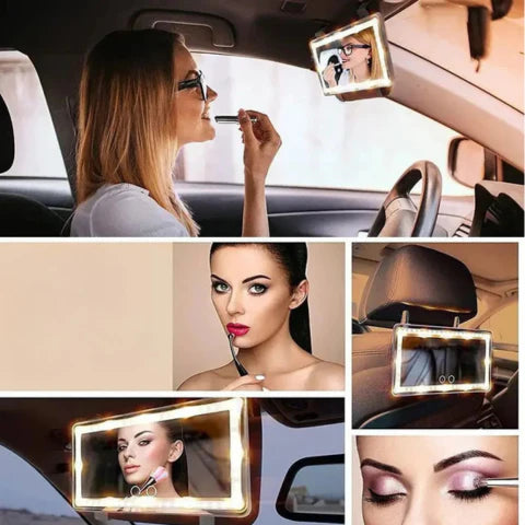 Miroir LED Pour Se Maquiller En Voiture – Éclairage Réglable
