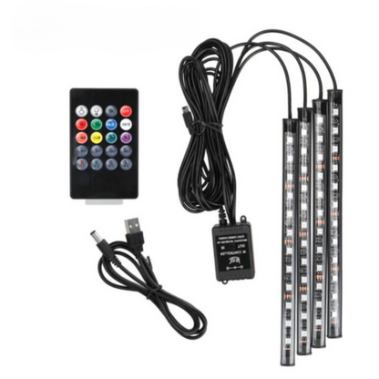 Indendørs LED-strips med lydsynkronisering 