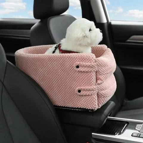 Siège De Voiture Douillet Pour Chiot – Sécurité & Confort