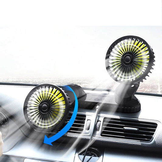 Ventoinha de Carro USB Portátil — Frescura Imediata e Prática 