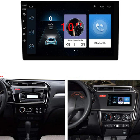 רדיו רכב אנדרואיד 10 אינצ' – 2 DIN, GPS, WiFi, מסך נשלף 