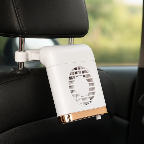 Mini Ventilator De Prindere Pentru Scaun Auto – Ideal Pentru Vară 