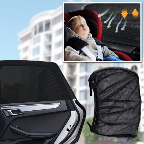 Set van 4 Auto Zonneschermen – Snelle Installatie en Zonnebescherming 