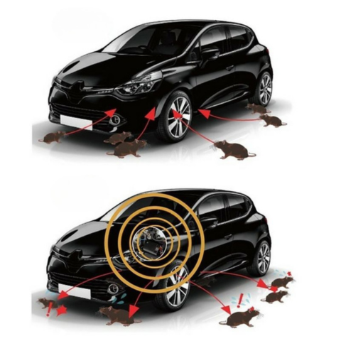 Répulsif Ultrasonique Pour Voiture — Protection Efficace Contre Les Rongeurs